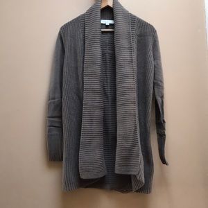 NEW Loft Open Shawl Cardigan in Brown